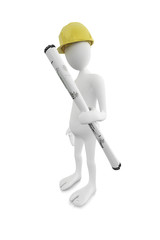 Architetto in elmetto