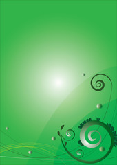 Green background