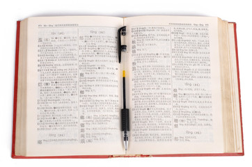 Obraz premium pen and book