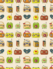 seamless radio pattern.
