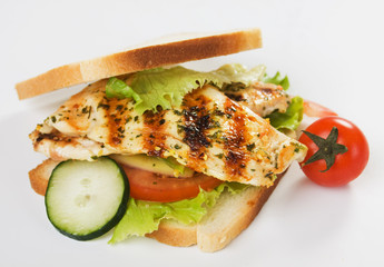 Grilled chicken sandwich