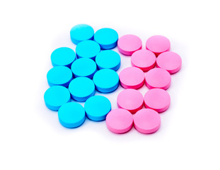 Colored tablets