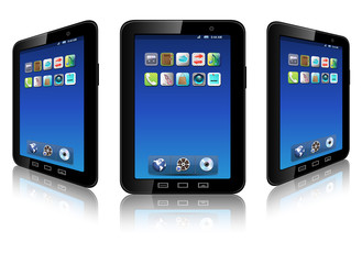 Mobile phone, smartphone, vector.