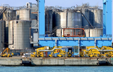 Obraz premium industry harbor