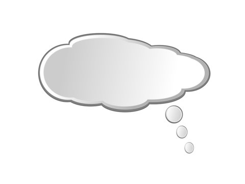 Gedanken -  Wolke