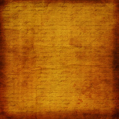 Grunge old paper design in scrapbooking style with handwriting
