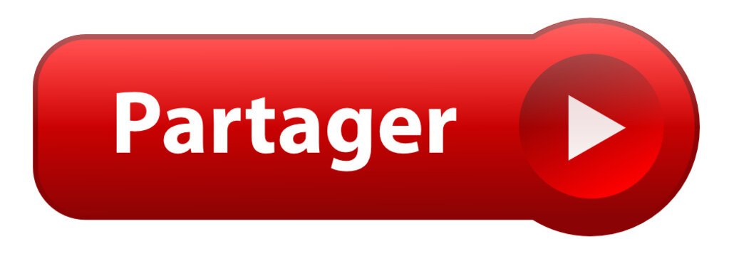 Bouton Web PARTAGER (internet fichiers r&eacute;seau social communaut&eacute;)