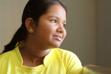 Portrait of Indian Teenage Girl