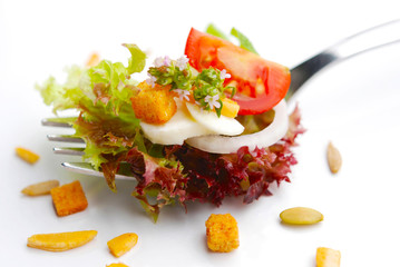 salat - nüsse - körner