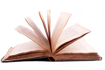 old open book