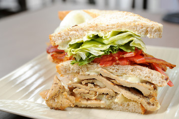 Sandwich with chicken