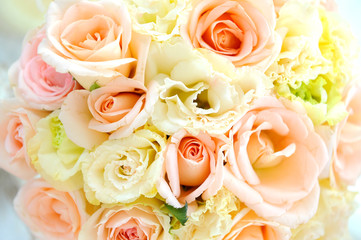 Wedding bouquet with rose