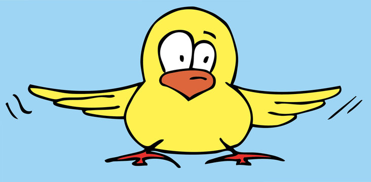 recommend clip art: Funny cartoon bird