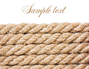 texture of the ropes
