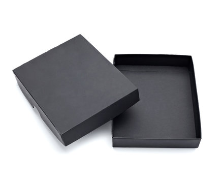 black box cardboard present