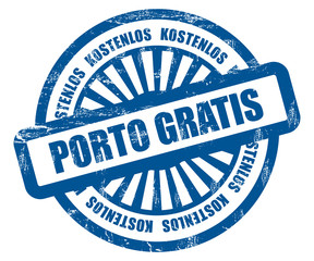 Strahlen Stempel blau RT PORTO GRATIS