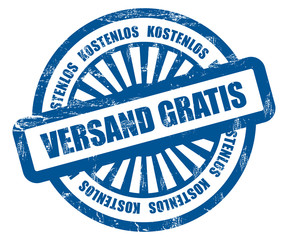 Strahlen Stempel blau RT VERSAND GRATIS