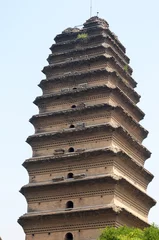 Tuinposter Ancient pagoda © bbbar