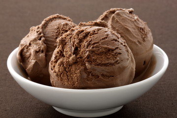 delicious gourmet chocolate ice cream,