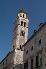Fototapeta premium church on stradun, dubrovnik