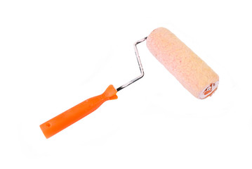 Used Paint roller, Isolated