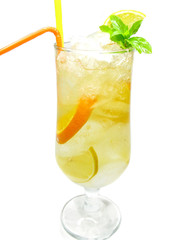 fruit cold lemonade drink