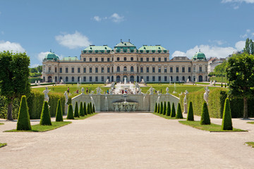 Schloss Belvedere - obrazy, fototapety, plakaty