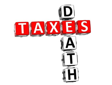 3D Death Taxes Crossword