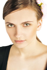 Obraz premium Portrait of pretty young woman