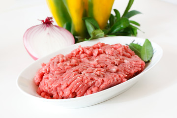 Raw meat