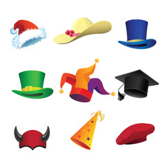 nine hats