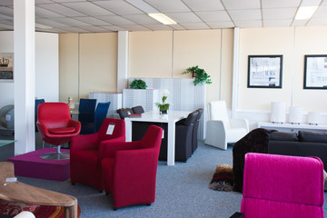 Showroom for retail of modern furniture