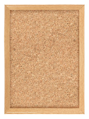 Naklejka premium Cork board high detail. isolated on white background