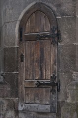 wood door