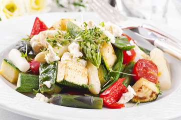 Warmer Gemüsesalat