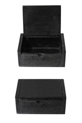 wood box on white background