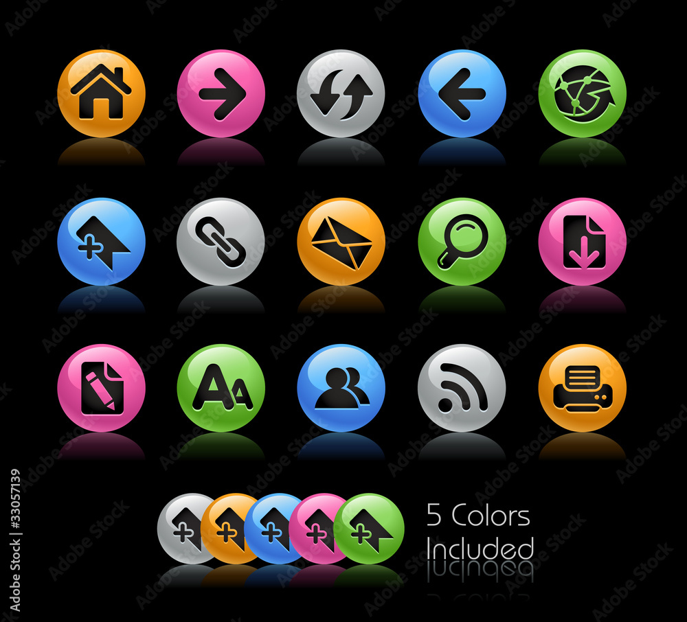 Fototapete navigation / the vector includes 5 colors in different layers.