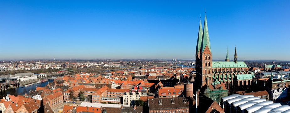 St. Marien und Lübecker Altstadt