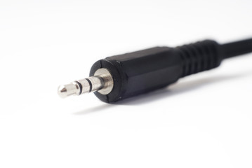 Klinkenstecker mit Fokus auf Stecker