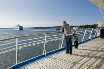 Onboard cruise ship