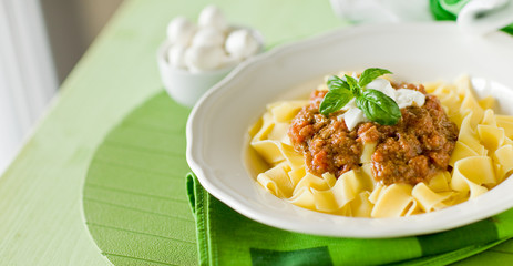 Pappardelle al ragù
