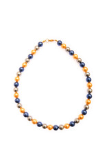 Elegant necklace isolated on the white background