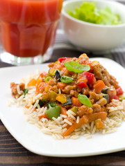 rice with vegetables