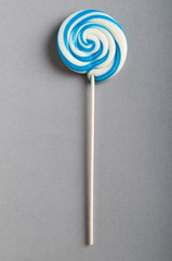 Colorful lollipop against the background