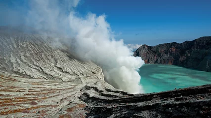 Türaufkleber Vulkan Mt. Ijen © agr