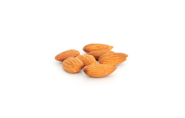 Almonds isolated