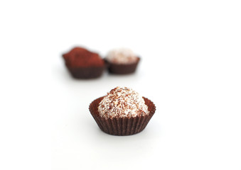 Chocolate coconut truffle