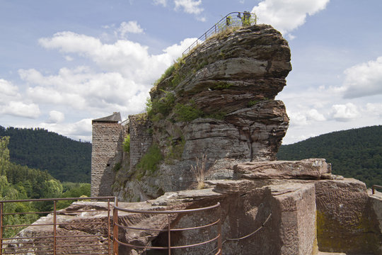 Castle Fleckenstein, Alsace, France