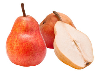 pear isolated on white background