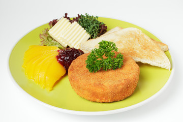 Gebackener Camembert mit Toast